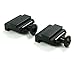 2 Pcs 20mm to 11mm Weaver Picatinny Base Dovetail Adapter to Picatinny Rail