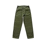 [sauce zhan] カーゴパンツ ベイカーパンツ OG107米陆軍タイプ ファティーグパンツ、コットン サテンパンツ オリーブサテンス ルーズフィット