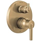 DELTA FAUCET T24859-CZ Contemporary Monitor 14 Series Valve 3-Setting Integrated Shower Trim with...
