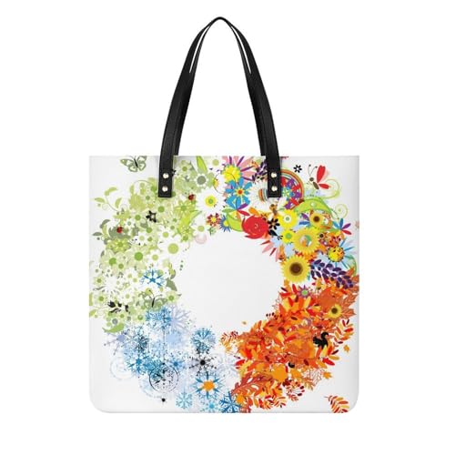 Sac shopping floral pour femmes idéal pour vos voyages et sorties quotidiennes