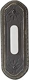 Craftmade PB3034-AZ Designer Surface Mount Lighted Doorbell LED Push Button, Antique Bronze (4.25'H x 1.5'W)