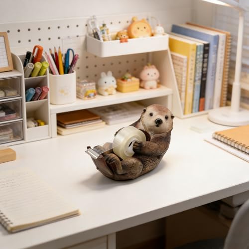 Klebestreifen Abroller, Klebebandabroller mit Klebeband, Niedlich Paketband Abroller, für Büro, Schule Oder als Geschenk