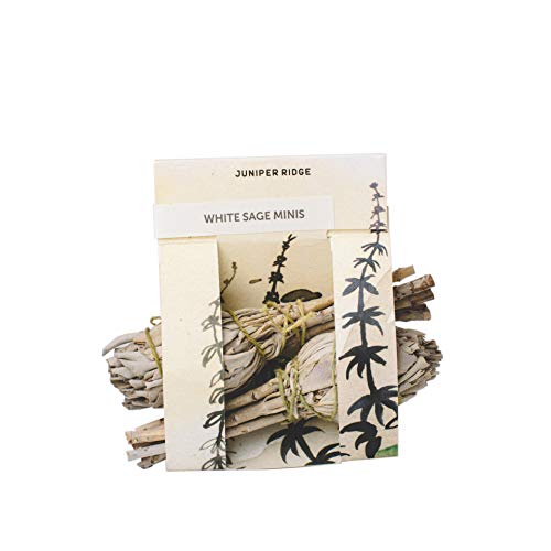 Juniper Ridge California White Sage Incense Mini Incense Bundles - Aromatherapy & Calming Meditation Therapy - Organic With No Synthetic Fragrance - Pack Of 2 #TOP30