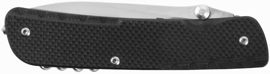 RUIKE LD32-B Black G10 Multi-Pocket Knife Folding 3" Mirror Blade & Saw