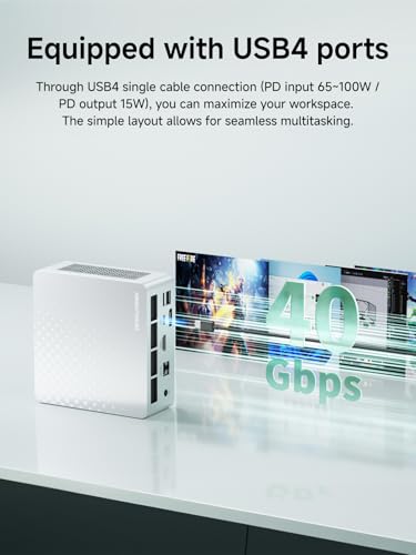 Image of MINISFORUM M1 Lite Mini PC Core Ultra 5 Processor 125U(12C /14T) 16GB DDR5(5600MHz) 512GB SSD Desktop Computer, HDMI|DP|USB4 Video Output, 2.5G RJ45 /WiFi6e, 2X PCIe4.0 SSD Slot, Intel Graphics Micro PC