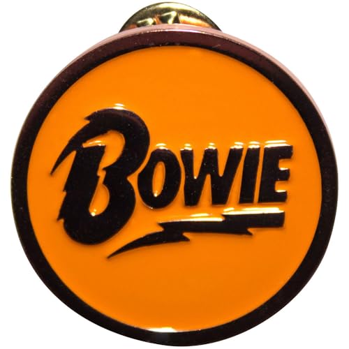 David Bowie Circle Logo Pin Badge Size One Size