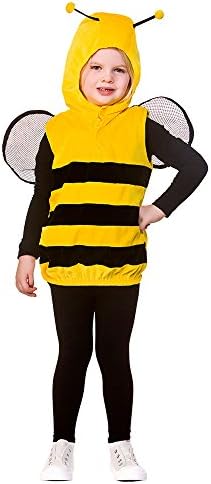 Child/Kids Unisex Bumblebee Animal Tabard Fancy Dress Costume (One Size 3-5 years)