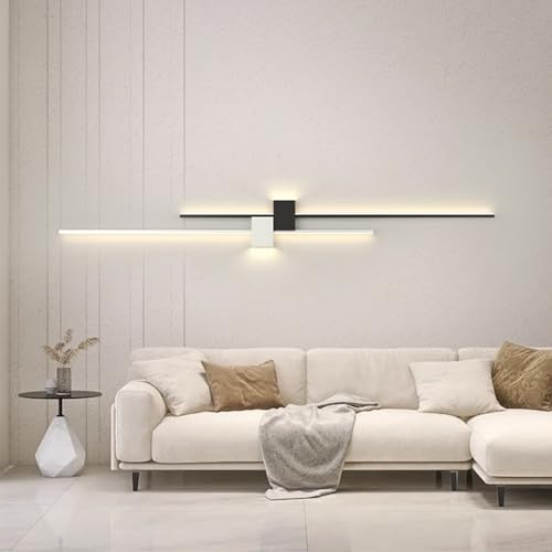 Iluminación de Pared Interior Moderno y Tiras Largas de Luces de Pared para Dormitorio 6