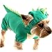 ANCHAO Ropa Divertida para Perros, Abrigo De Cachorro De Dragón para Mascotas, Ropa De Dinosaurio, Sudaderas con Capucha De Peluche, Jersey De Chihuahua, Ropa para Perros Pequeños, Disfraz