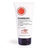 Protectora solar Summecosmetics- 25002- SUMMESUN SPF50+ Con Microesferas de Color Protector Solar Facial 75ml