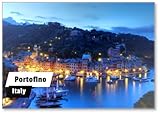 Design exclusif Aimant de réfrigérateur Portofino, Italie
