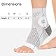 BraceAbility Neuropathy Socken mit peripherer Neuritis Kompression Diabetische Zehenlose Fußärmel für Nervenschäden Schmerzen Füßen, Knöchelgicht,Plantar Fasciitis Relief für Männer und Frauen(M)