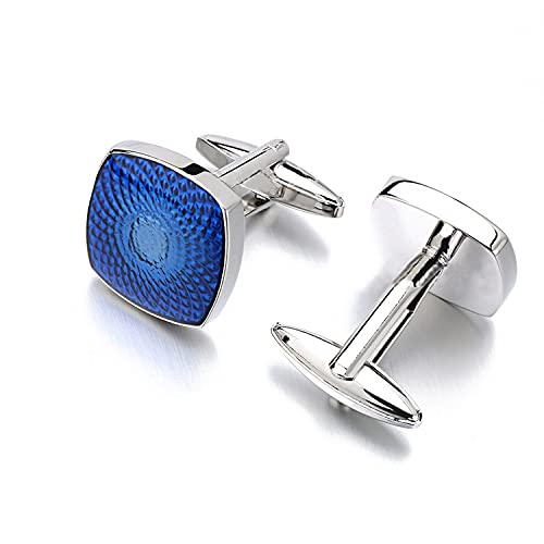 Image of S&W Wedding Cufflinks for Men Cuffs with Gift Box Business for Tuxedo Shirt