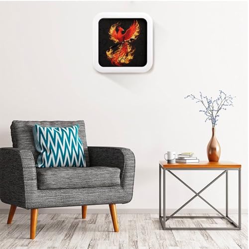 Horloge murale silencieuse 25,4 cm Phoenix design classique et moderne - 6