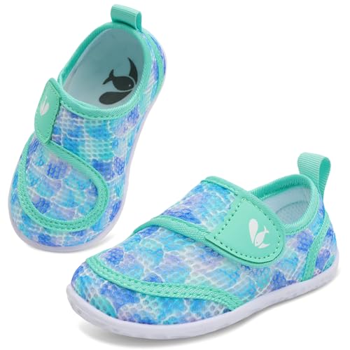 Image of FEETCITY Toddler Water Shoes Boys Girls Swim Shoes Quick Dry Kids Aqua Socks Barefoot for Beach Swimming Pool
