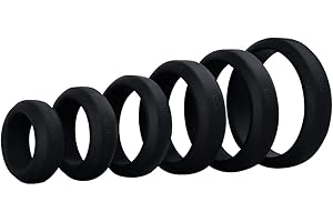 Cob Penis Ring with 6 Different Sizes- Silicone Cock Rings Premium Sex...