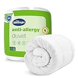 Silentnight Anti Allergy Single Duvet 13.5 Tog - Thick Heavy Warm Winter Quilt Duvet Anti-Bacterial and Machine Washable with Allergy UK Approved Anti Allergy Fibres - Single Bed