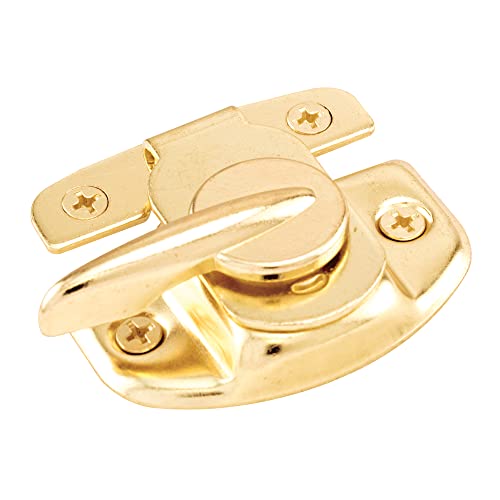 Prime-Line U 9924 Sash Lock, 1-3/4 and 1-1/2 In. Hole Centers, Fits Single/Double Hung Wood Windows...