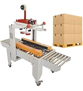 INTBUYING Automatic Case Carton Taper Sealer Machine Uniform Carton Tape Sealing Machine Top&Bott...