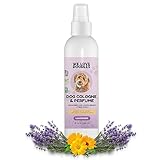 Dog Cologne & Perfume, Deodorizing, Organic, Made In USA, Long Lasting After Bath, Deodorant For Smelly Dogs, Pawfume For Pets, Odor Eliminator Spray Puppies (Lavender)
