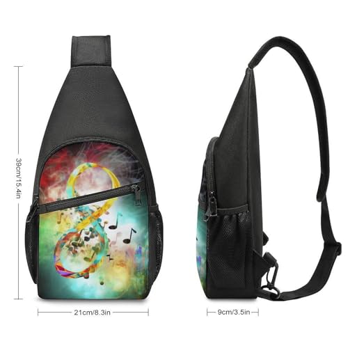 Mochila tipo Sling Bag para senderismo y uso casual miniatura 2