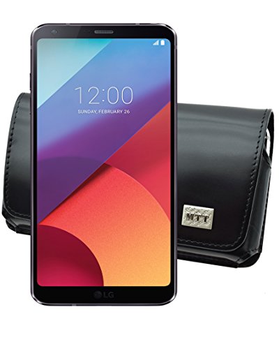 MTT Étui de protection horizontal en cuir avec clip et dragonne de sécurité pour LG G6