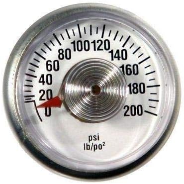 PG14 Emglo Air Compressor Gauge 1-1/2" 200psi 1/4" NPT Jenny