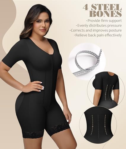 M MYODRESS Fajas Colombianas Moldeadoras Shapewear for Women Faja Body Shaper Tummy Control Post Surgery Compression Garment3