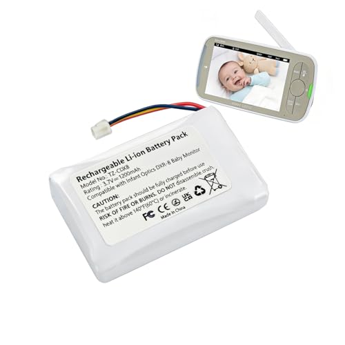 Replacement Battery for Infant Optics DXR-8 Baby Monitor Sp 803048 3.7V Lithium-Ion Rechargeable 1200mAh