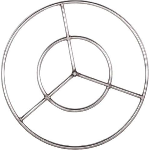 Dagan Industries Stainless Steel Fire Ring - 22 inch Cover