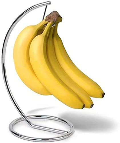 Anawakia Support à bananes en acier inoxydable avec crochet pour suspendre les bananes