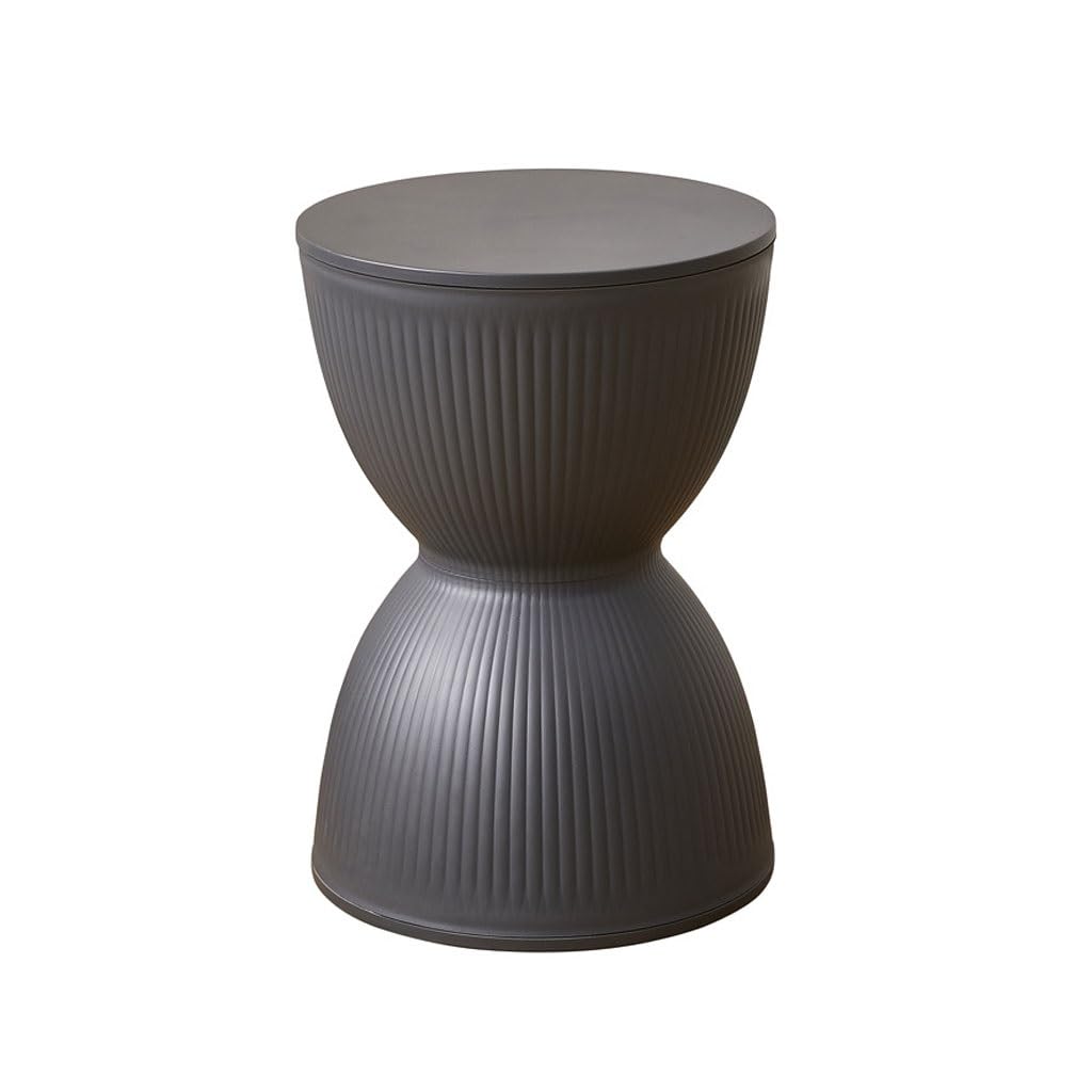 Poggiapiedi In Plastica Rotondo - Per Soggiorno O Camera, Sgabello Per Cambio Scarpe, Verde - Foto 6