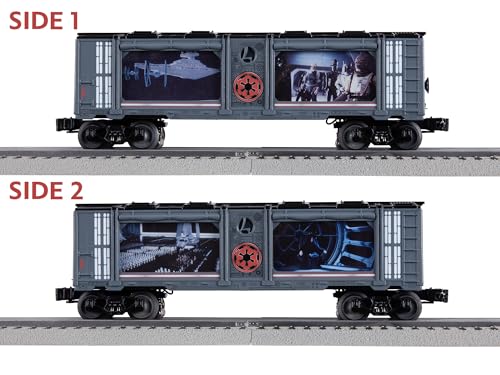 Lionel Disney Star Wars Empire RS-3 LionChief O Gauge Electric Train Set with Bluetooth 5.0, Remote Control, Freight Cars & FasTrack – Lights & Sounds Ready to Run Model Train Set, Ages 14+ - Thumbnail 4