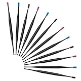 VALICLUD 12 Stück Doppelseitiges Silikon Ohrenschmalz Entfernungsset Wiederverwendbar Spiralförmig Sanfter Ohrreiniger für Erwachsene und Tragbar für Sichere Ohrenpflege zu Hause