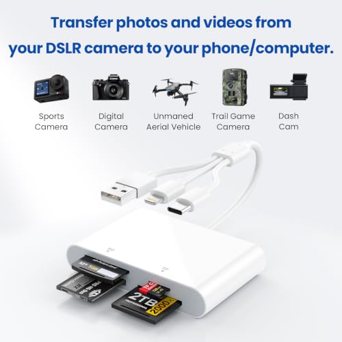Adaptador Memory Stick Pro Duo lector de tarjetas SD TF XD USB C compatible con iPhone 16 Mac 6