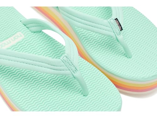 Image of Hari Mari- Dunes Sunset- Women's Retro Inspired Platform Boat-Safe Flip Flops- No Break Ins, Firm Arch Support, Antimicrobial, and Floats in Water