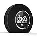 JBL Horizon Radiosveglia Digitale FM - Cassa Altoparlante Wireless Bluetooth e Sveglia con Radio FM, Luce LED Ambiente, Display LCD, 2 Porte USB per Ricarica Dispositivi, Batteria di Riserva, Nero