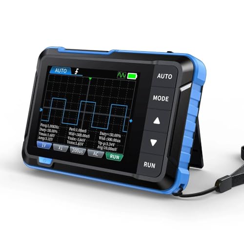 Image of FNIRSI DSO153 2 in 1 Handheld Oscilloscope /DDS Signal Generator, Digital Portable Automotive Oscilloscope with 2.8 inch TFT, 1MHz Bandwidth, 5MS /s Sampling Rate, Trigger Function Auto /Nomal /Single