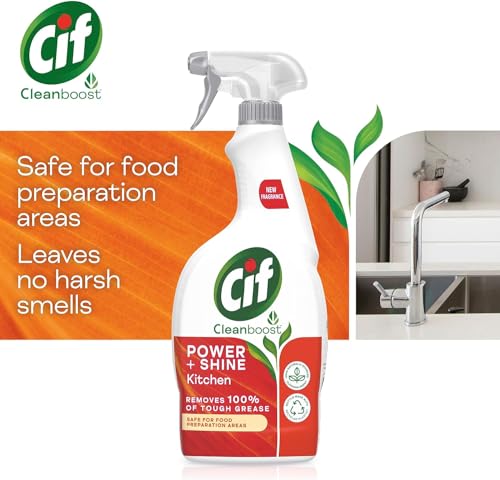 Image of Cif Power and Shine Kitchen Cleaner - 700 ml Pack Of 2