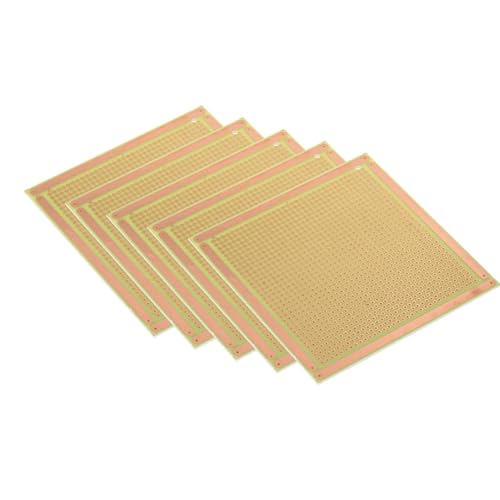 Placa de circuito PCB de 4" x 4" PATIKIL amarillas para circuitos DIY en España