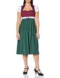 Umstandsdirndl Apple of my eye Damen 995313 Kleid, Beere mit Tannengrün, 38