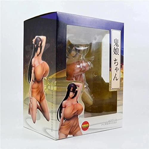 Jin Chuang Sexy Girl Anime Figureï¼ŒSoft Detachable Ghost Girl, Oni no Yu, Kneeling Posture Sexy Anime Modelï¼Œ PVC Action Figure Anime Figure Model Toys Sexy Figure Collectible Doll Gift