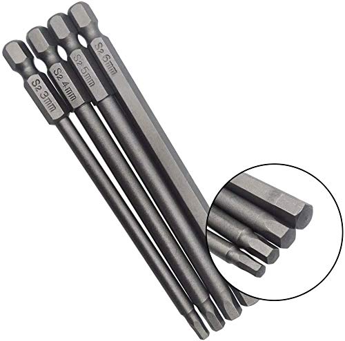 Set 6 Punte Cacciavite JIS Magnetiche - Gambo Esagonale 1/4 Per Moto E Auto Giapponesi - Foto 2