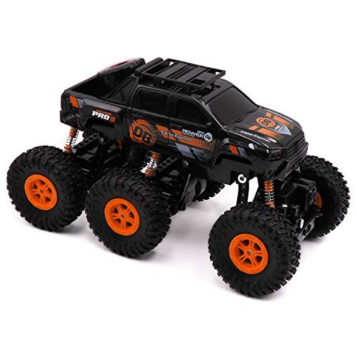 Image of Zest 4 Toyz 2.4GHZ 6 Wheel Rock Crawler SUV Monster Truck 4WD Rechargeable Remote Control Car -Assorted