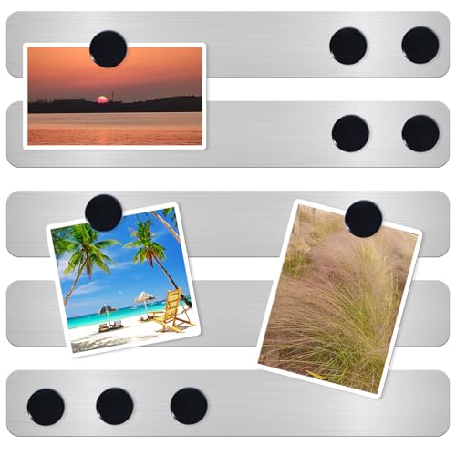 DUJEQM DUJEQM Tableau Magnétique Mural pour Photo et Documents - Tableau Magnetique Frigo, Bureau ou Mur, Bande Magnetique Autocollant Plaque Aimantée...