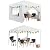JupiterForce Canopy Tent 10x10 Outdoor Wedding Party Tent with Removable Sidewalls Heavy Duty Gazebo Waterproof Canopy Patio Tent Shelter Pavilion Cater BBQ Events Tent, White