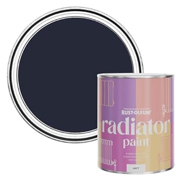 Rust-Oleum Blue Heat Resistant Radiator Paint in Matt Finish - Odyssey 750ml