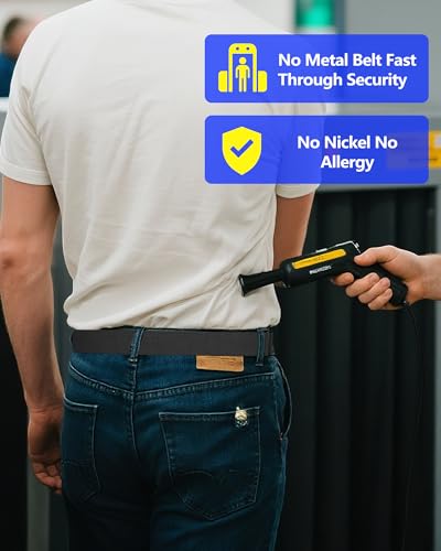 Tactical Belt Nylon Ratchet Work Belt Adjustable with Automatic Slide Buckle Belt Waist Clip Fan4