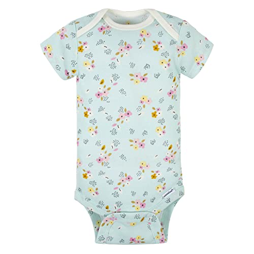 Image of Gerber Unisex Baby 5-Pack Short Sleeve Variety Onesies Bodysuits