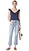 PAIGE Women's Sarah High Rise Straight Leg Crop Jean, Sachi, 29